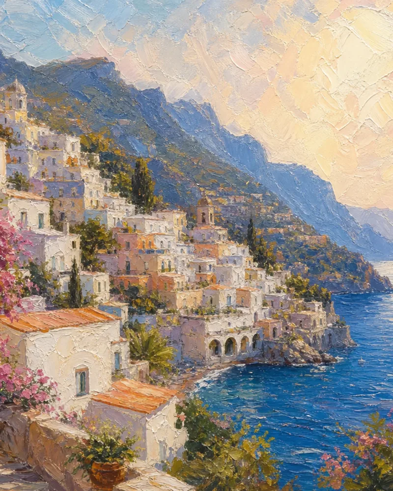 Śródziemnomorski Amalfi · malarski